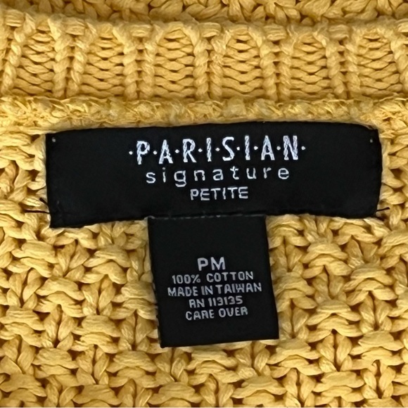 Vintage Parisian Signature Cardigan Sweater Boho - Picture 7 of 8